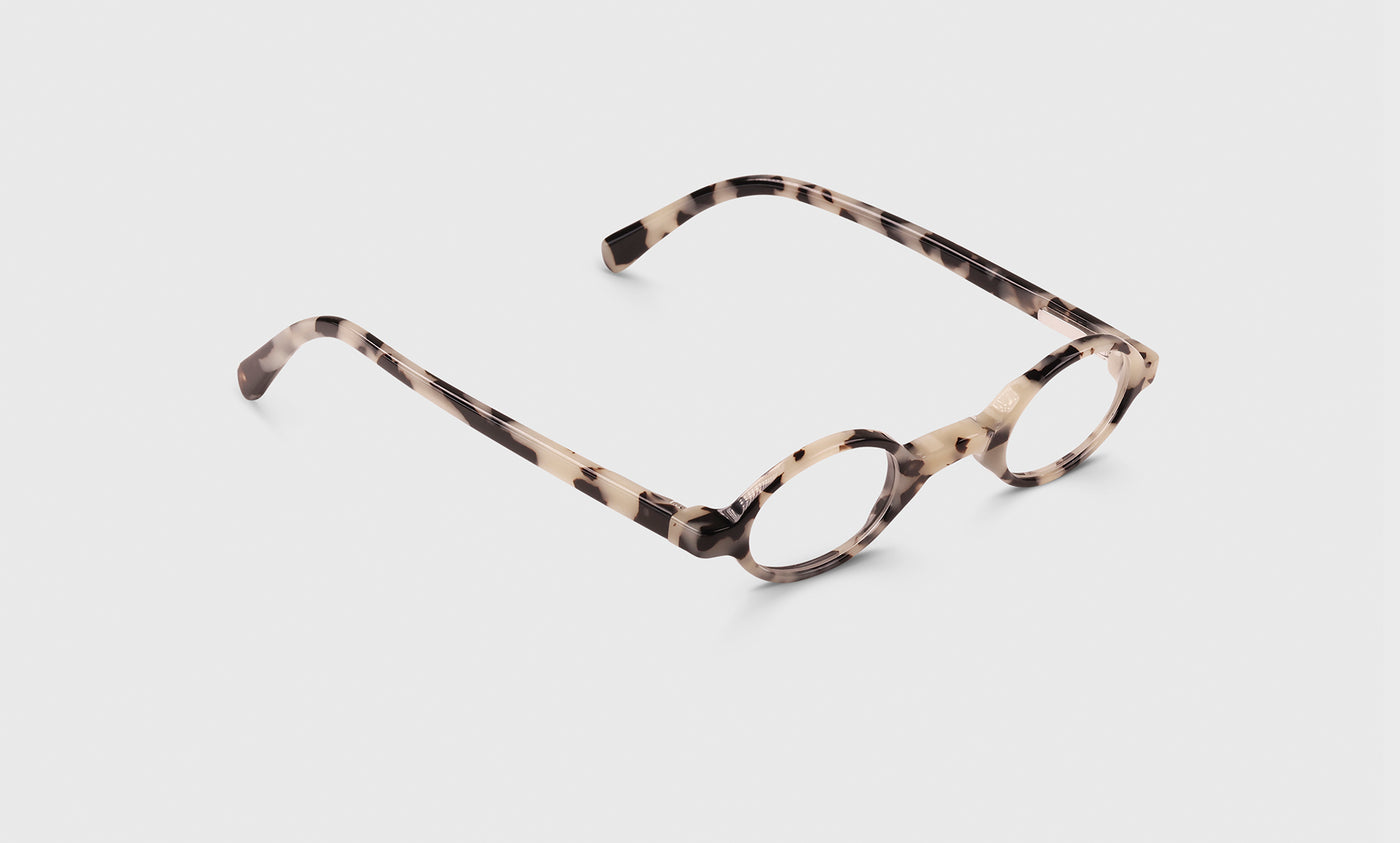 21 | Old Money angled eyeglass frames on neutral background