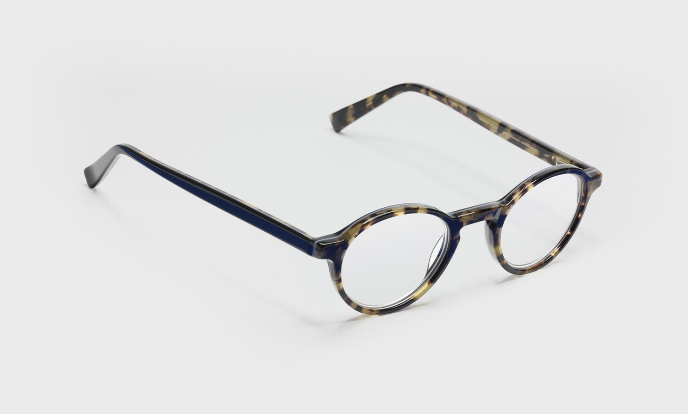 T1_eyebobs premium designer board stiff readers, blue light and prescription glasses in tortoise front with black & tortoise temples, angle
