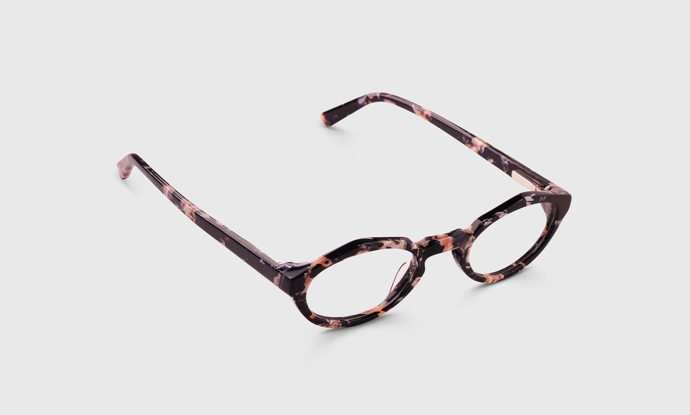 00 | eyebobs Twin Peaks, Round, Narrow, Readers, Blue Light, Prescription Glasses, Angle