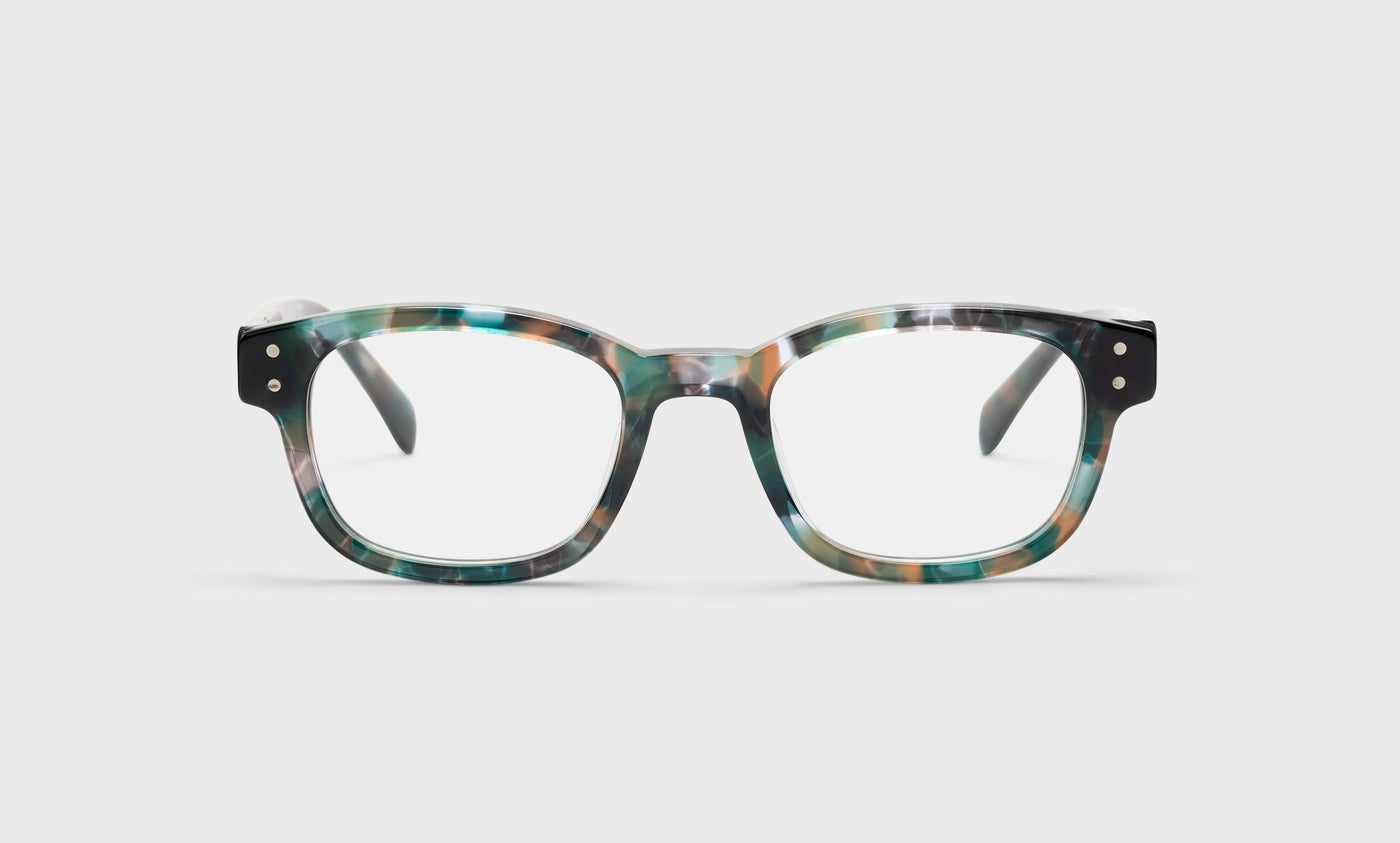 08 | eyebobs Biff, Square, Narrow, Readers, Blue Light, Prescription Glasses, Front