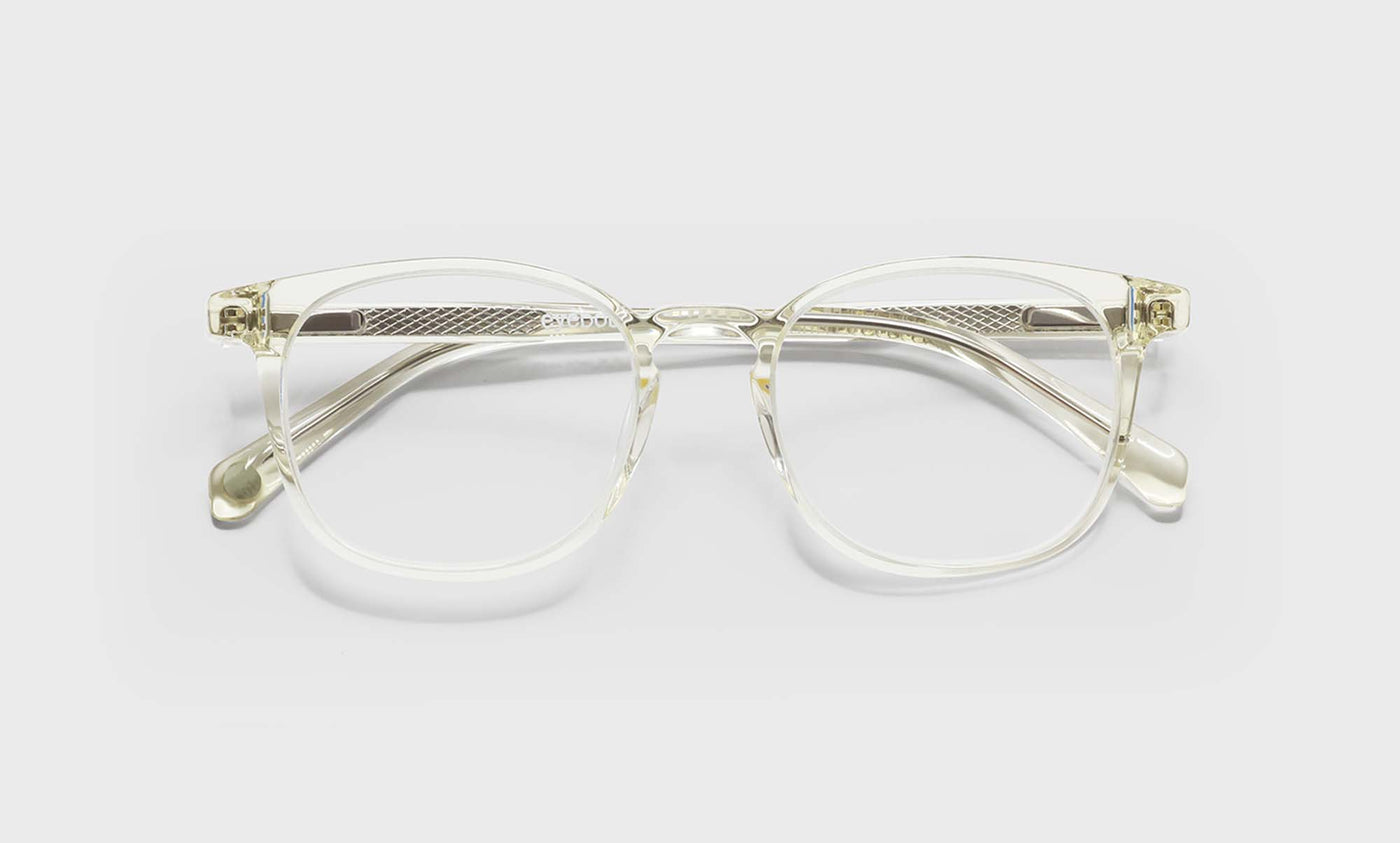 77_eyebobs premium designer board room readers, blue light and prescription glasses in clear