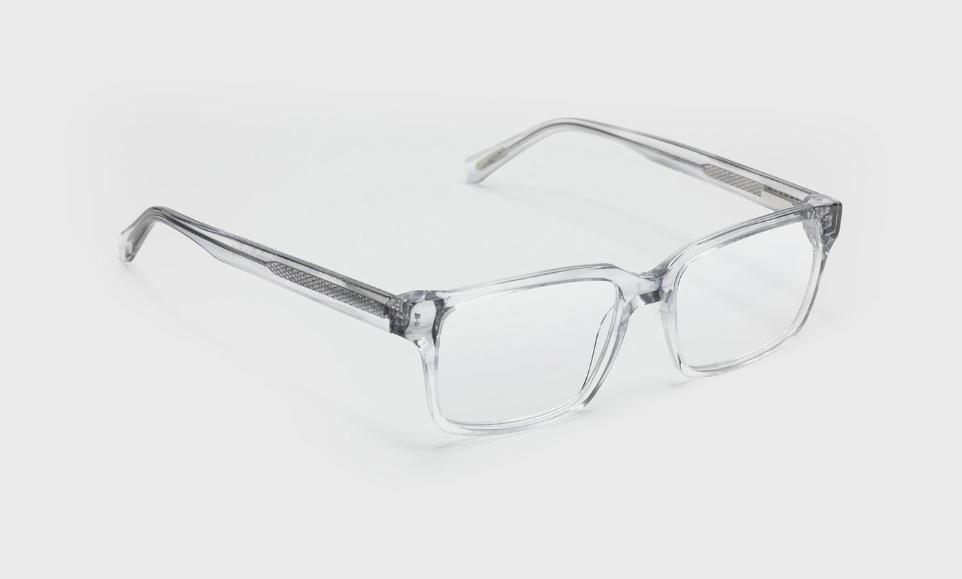 74_eyebobs premium designer hugh jass readers, blue light and prescription glasses in grey crystal