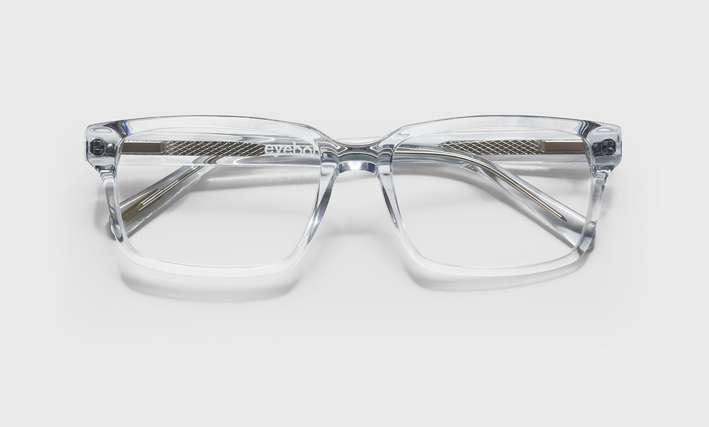 74_eyebobs premium designer hugh jass readers, blue light and prescription glasses in grey crystal