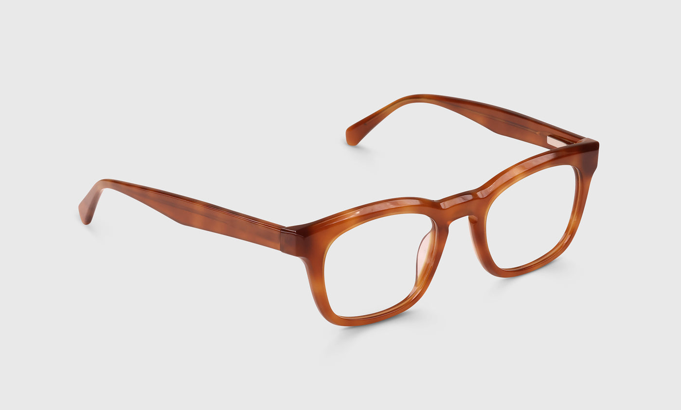 04 | Humble Narrator angle eyeglass frames on neutral background.