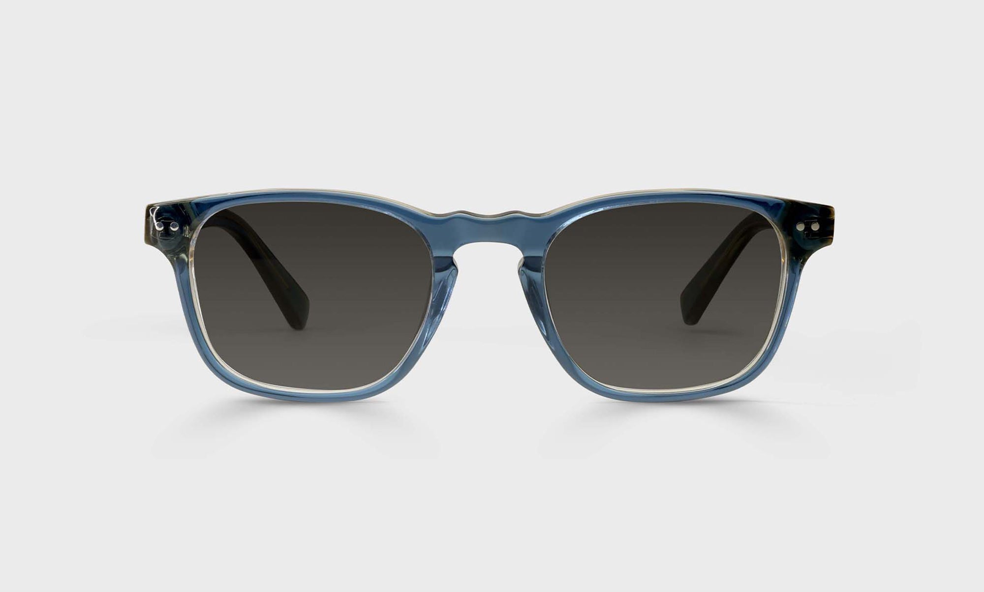 10-pg | eyebobs premium designer old sport readers, blue light and prescription glasses in navy crystal, polarized grey