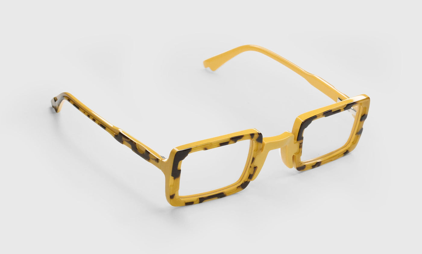 77 | eyebobs Hi Art, Wide, Rectangle, reader, blue light, prescription glasses, angle image