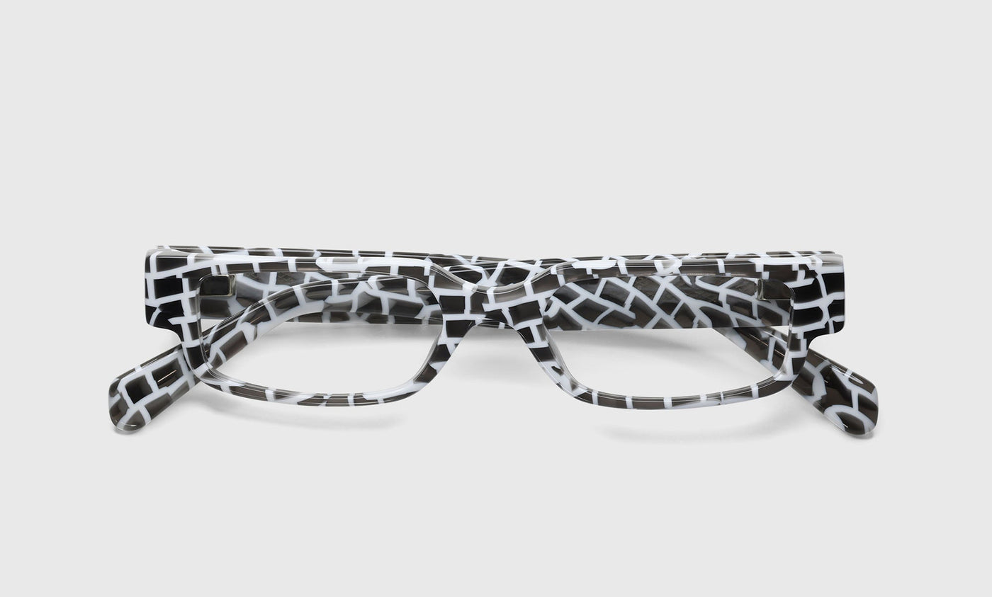 00 | bold Eyebobs Flimflam, Rectangle, Wide, readers, blue light, prescription glasses, lay down image