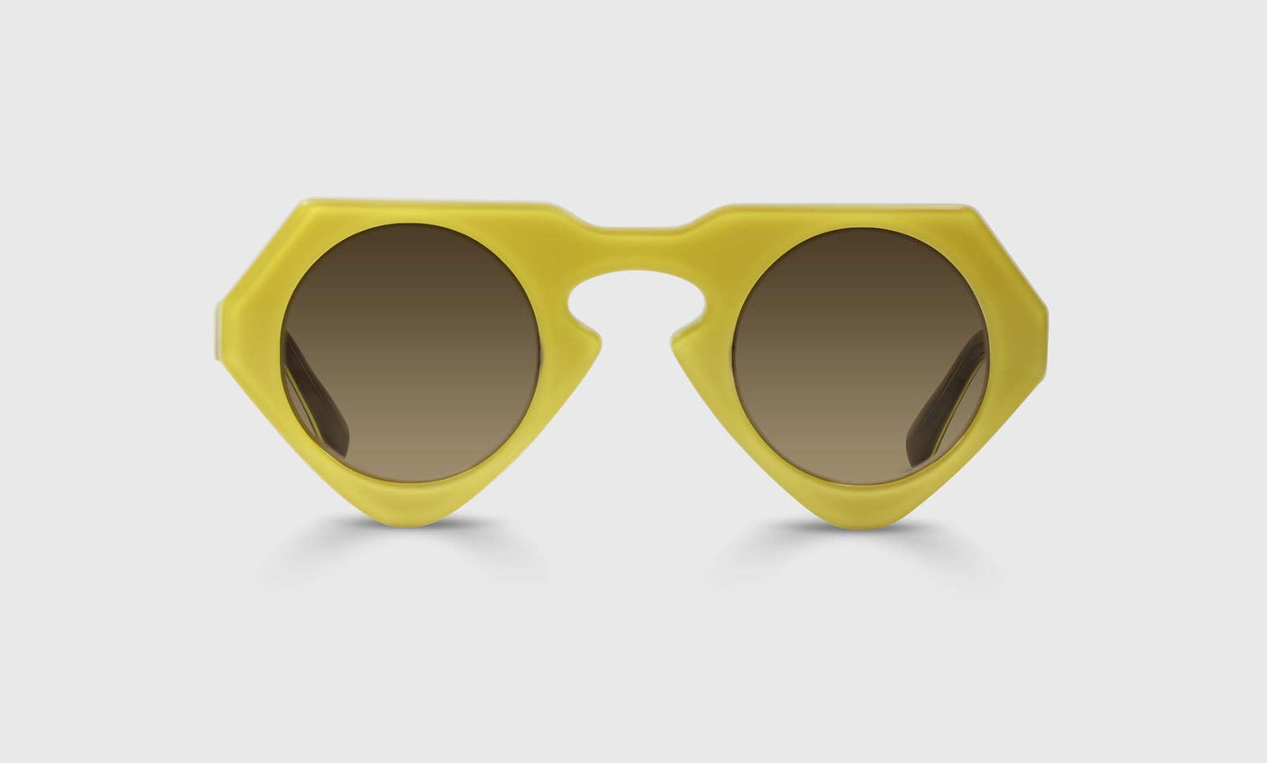 77-pb | eyebobs Elgnairt, Narrow, Geometric, bifocal reader sunglasses, polarized brown sunglasses