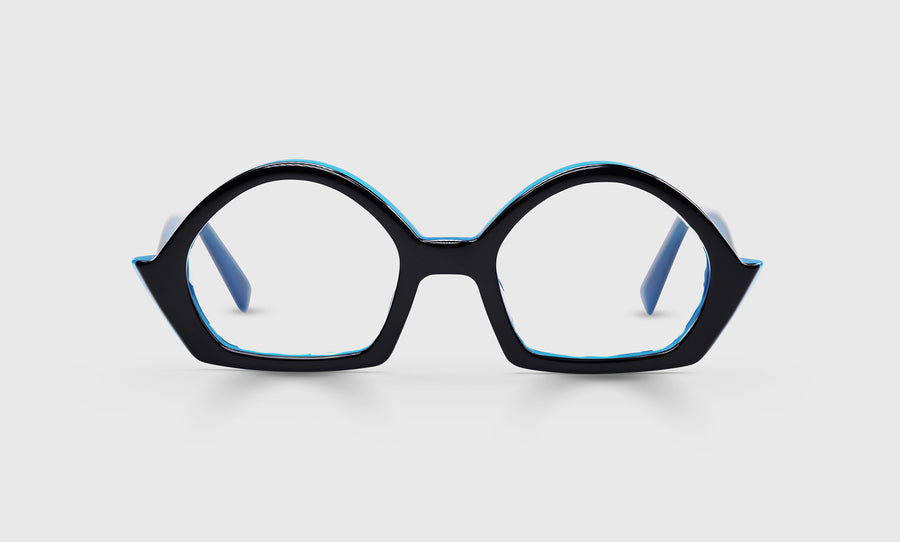 00 | eyebobs Dew Drop, Average, Geometric, Readers, Blue Light, Prescription Glasses, Front Image