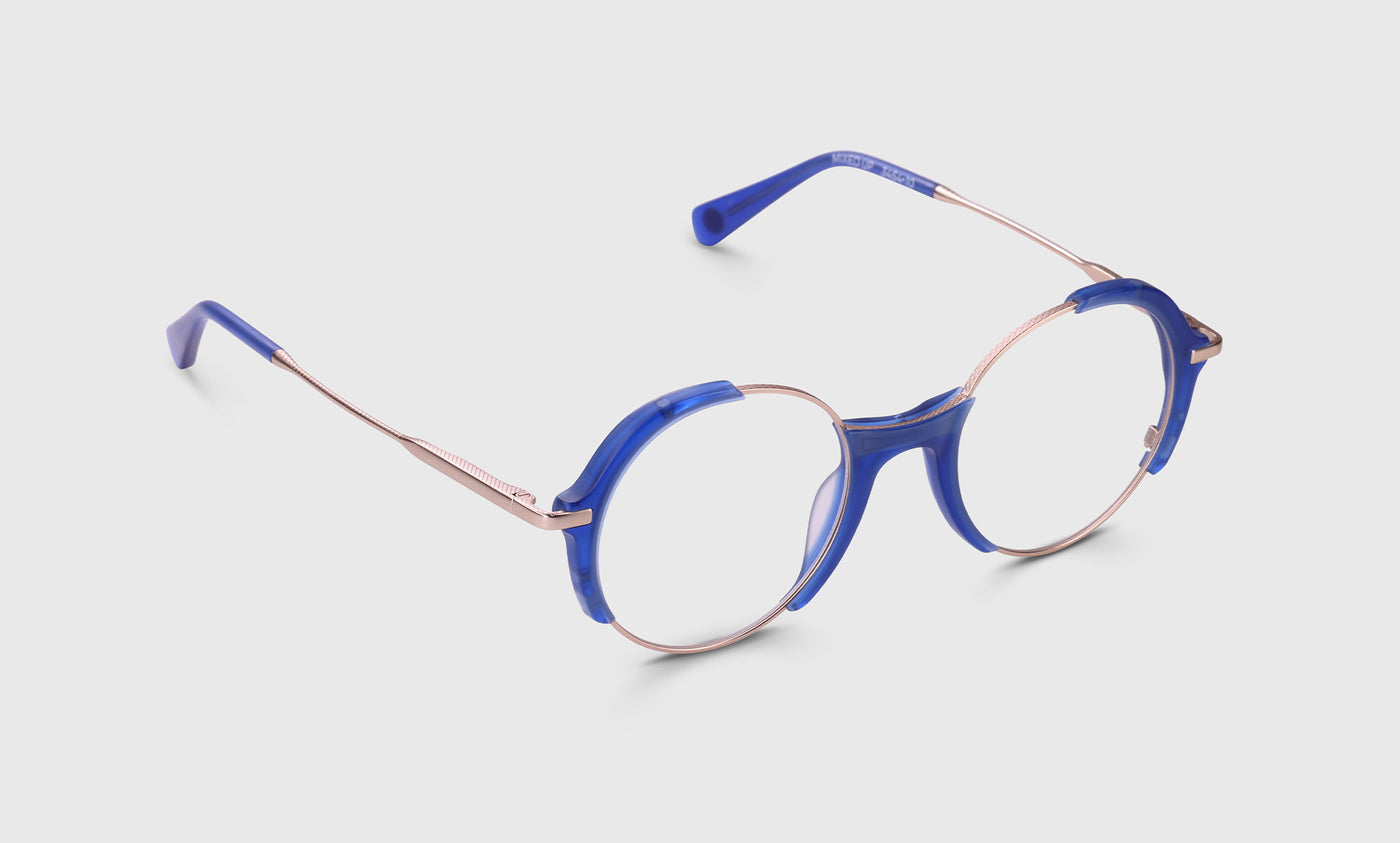 10 | eyebobs Mixed Up, Wide, Round, Readers, Blue Light, Prescription Glasses, Angle