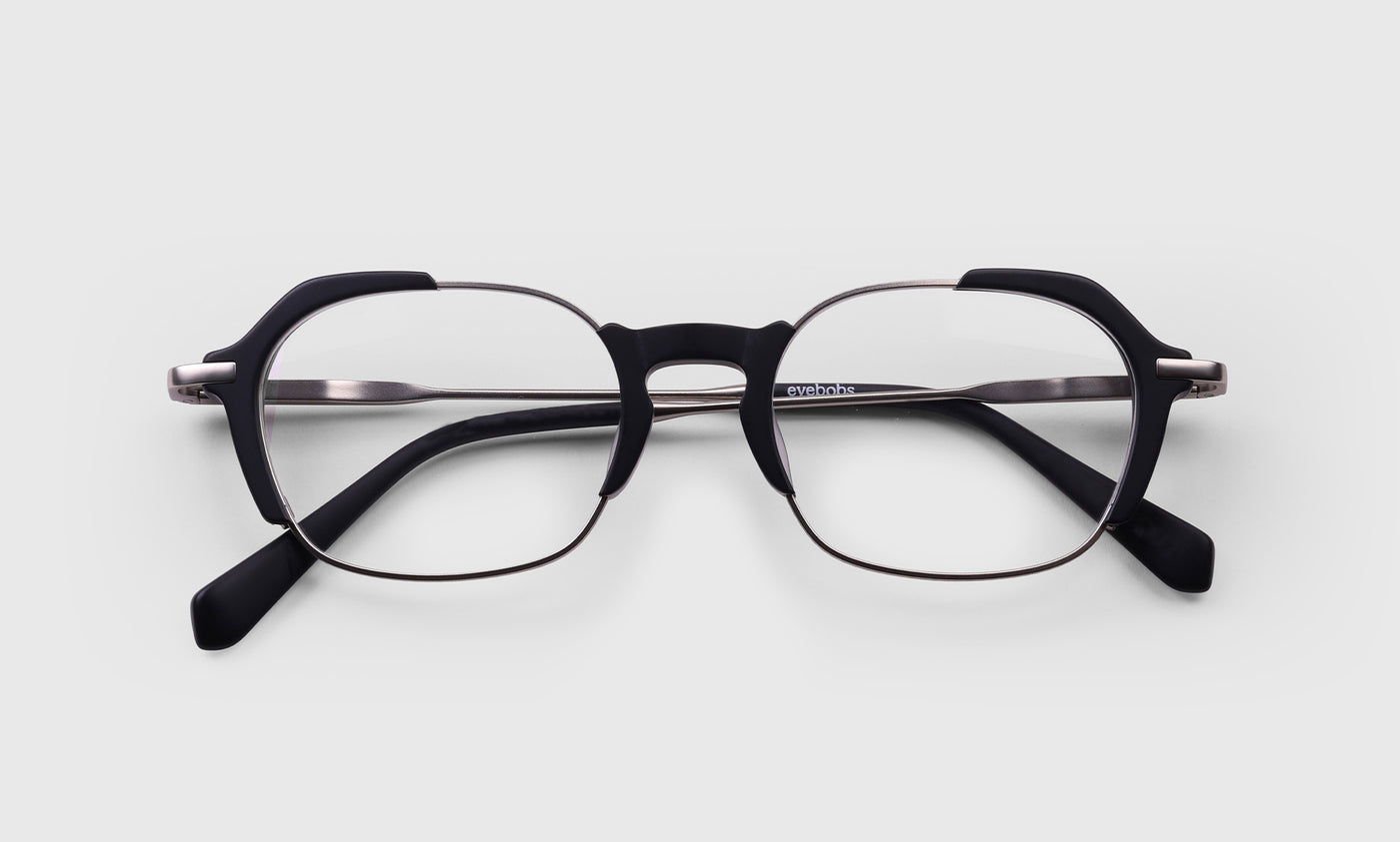 00 | eyebobs Amalgam, Wide, Square, Readers, Blue Light, Prescription Glasses, Letdown