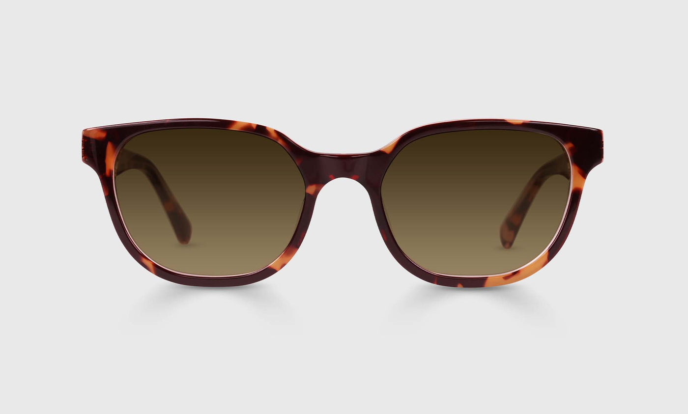 19-pb | eyebobs Miss Perception, Cat-Eye, Wide, Reader Sunglasses, Brown Polarized Sunglasses