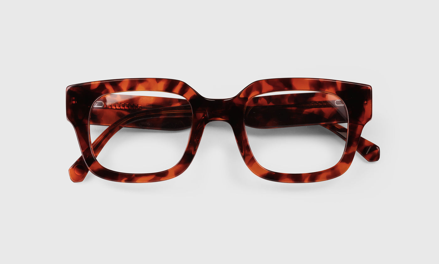 19 | Square Off laydown eyeglass frames on neutral background