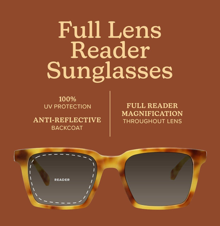 Full Lens Reader Sunglasses