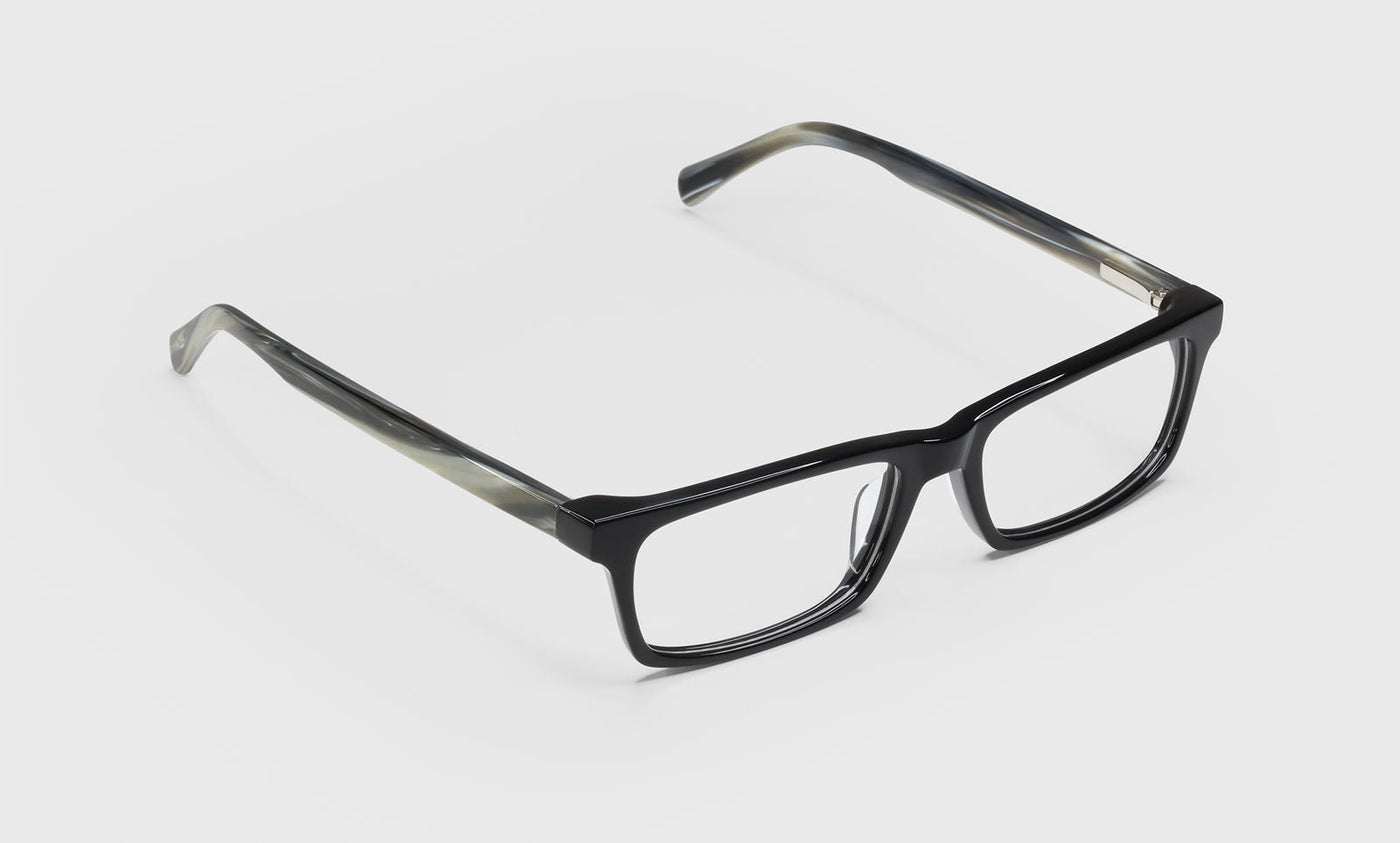 18_eyebobs premium designer number cruncher readers, blue light and prescription glasses in black