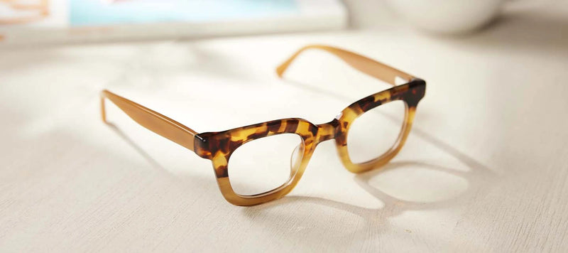 Square horn rimmed glasses sales