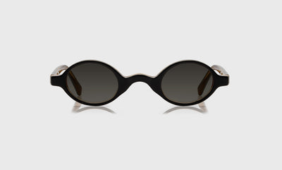 07 - Milky Black, Grey, and Amber Layered Front and Temples / Narrow / Full Lens Reader Sunglasses / 1.00 / .