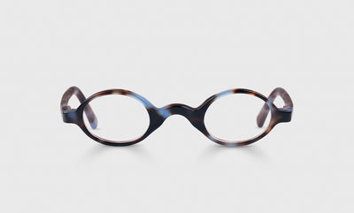 13 - Sky Blue Tortoise Front and Temples / Narrow / Readers / 0.00