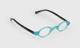 60 | classic Eyebobs Old Money, Round, Narrow, readers, blue light, prescription glasses, angle image