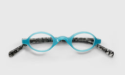 60 | classic Eyebobs Old Money, Round, Narrow, readers, blue light, prescription glasses, lay down image