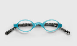 60 | classic Eyebobs Old Money, Round, Narrow, readers, blue light, prescription glasses, lay down image