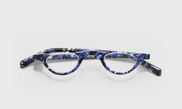08_eyebobs premium designer topless readers, blue light and prescription glasses in blue multi