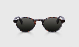 Board Stiff Narrow Color 86 - Charcoal and Hickory Pattern Front and Temples