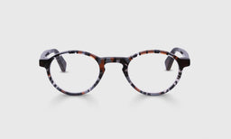 Board Stiff Narrow Color 86 - Charcoal and Hickory Pattern Front and Temples