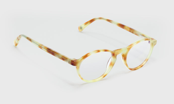  eyebobs Board Stiff, Round, Narrow, Readers, Blue Light, Prescription Glasses, Angle Image
