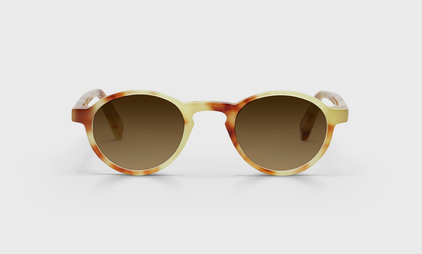 04 | eyebobs Board Stiff, Round, Narrow, Bifocal Reader Sunglasses, Polarized Brown Sunglasses