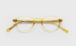77_eyebobs premium designer board stiff readers, blue light and prescription glasses in orange crystal, laydown