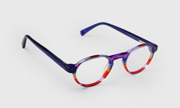 98 | eyebobs Board Stiff Narrow, Round, Readers, Blue Light, Prescription Glasses, Angle Image