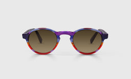 98-pb | eyebobs Board Stiff Narrow, Round, Bifocal Reader Sunglasses, Polarized Brown Sunglasses
