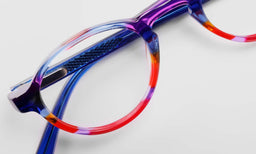 98 | eyebobs Board Stiff Narrow, Round, Readers, Blue Light, Prescription Glasses, Macro Image