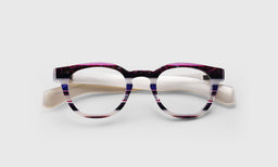 15 | eyebobs Total Wit, Round, Average, Readers, Blue Light, Prescription Glasses, Laydown Image