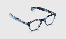 60 | eyebobs Total Wit, Round, Average, Readers, Blue Light, Prescription Glasses, Angle Image