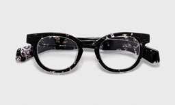 Total Wit Color 00 - Black and Crystal Clear Tortoise Front and Temples