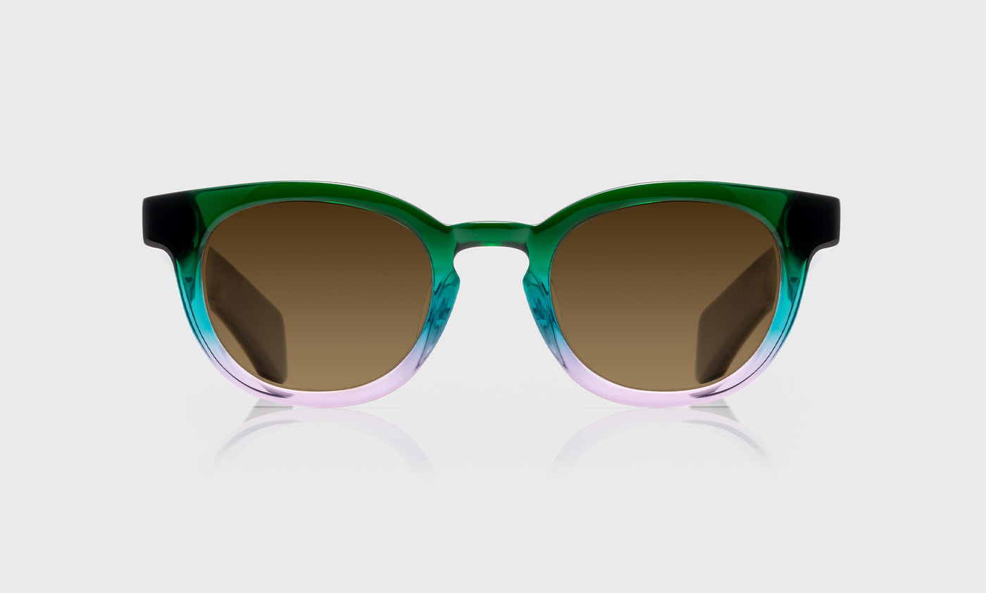 17-pb | Total Wit front polarized brown eyeglass frames on neutral background