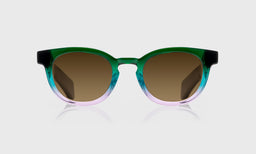 17-pb | Total Wit front polarized brown eyeglass frames on neutral background