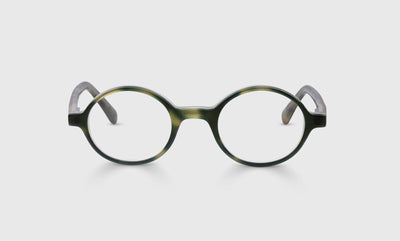 17 - Forest Green Pattern Front and Temples / Narrow / Readers / 0.00