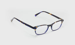 50_eyebobs premium designer on board readers, blue light and prescription glasses in navy tortoise