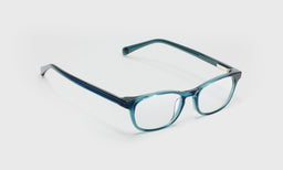 59_eyebobs premium designer on board readers, blue light and prescription glasses in teal transparent