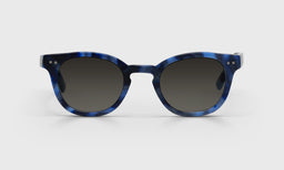 13-pg | eyebobs premium designer waylaid readers, blue light and prescription glasses in blue demi, polarized grey