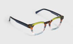 23 | classic Eyebobs Waylaid, Round, Average, readers, blue light, prescription glasses, angle image