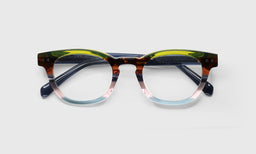 23 | classic Eyebobs Waylaid, Round, Average, readers, blue light, prescription glasses, lay down image