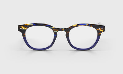 50 - Tortoise & Navy Front and Temples