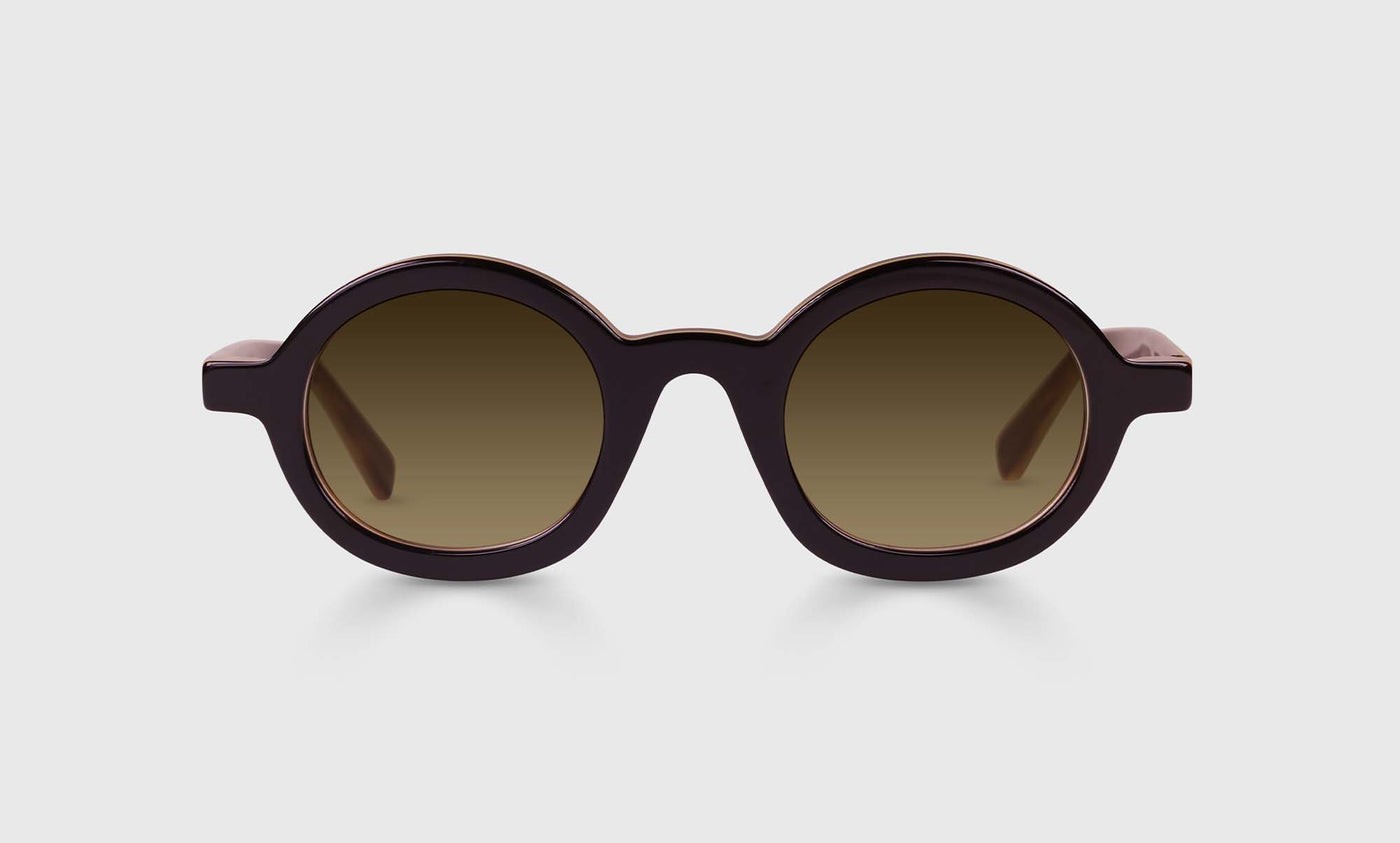 03-pb | eyebobs Flat Tire, Round, Average, Reader Sunglasses, Brown Polarized Sunglasses