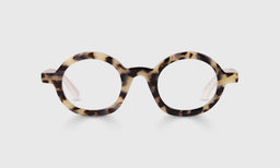Flat Tire Color 21 - Vanilla Chop and White Marble Layered Front with White Marble Temples reading glasses crafted with italian-designed acetate and scratch resistant lenses