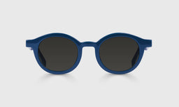 10-pg | TV Party grey polarized sunglass frames on neutral background.