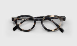 74 | classic Eyebobs TV Party, Round, Average, readers, blue light, prescription glasses, lay down image